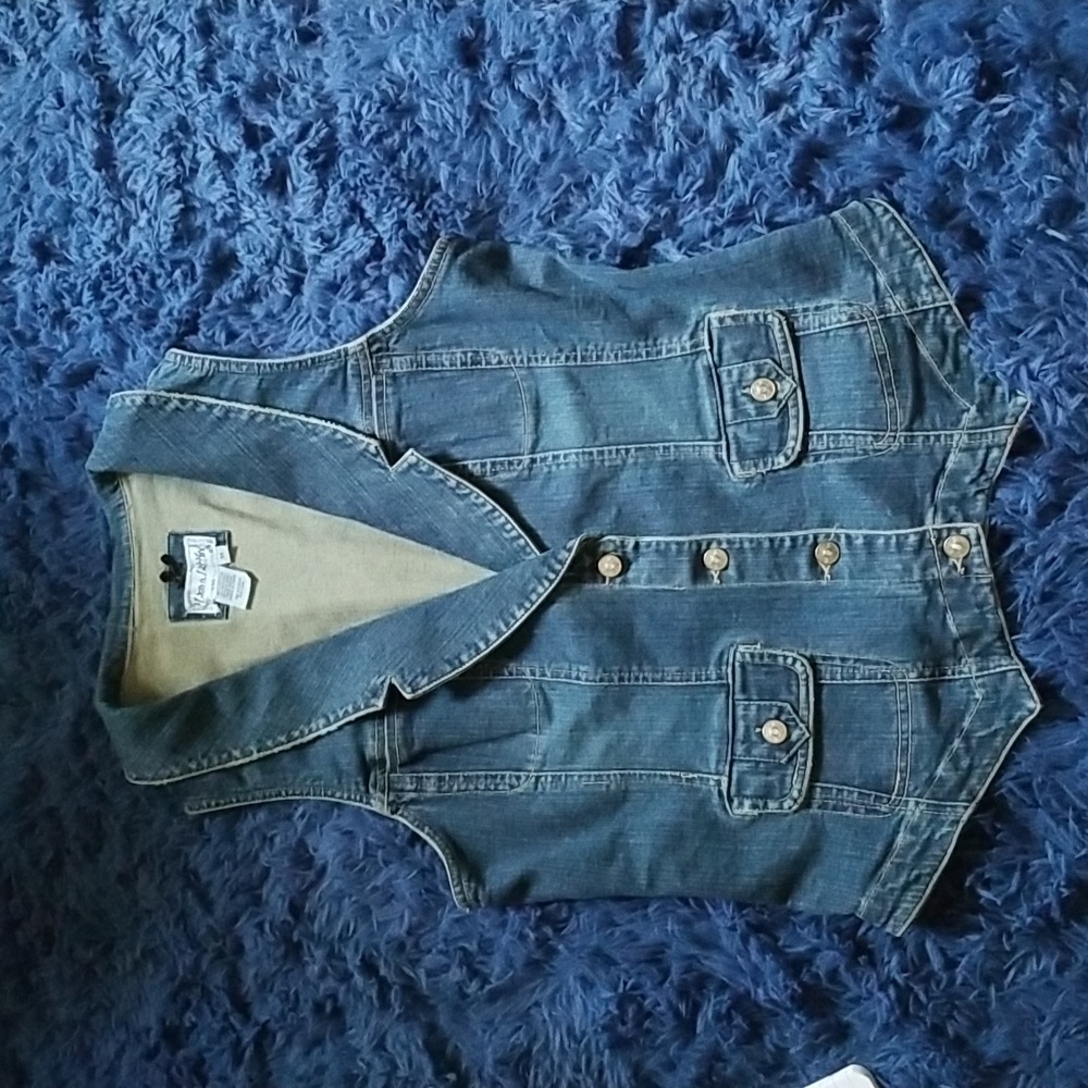 Denim lady's vest Adorable
